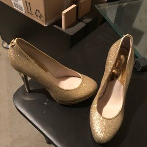 Michael Kors Gold Heels